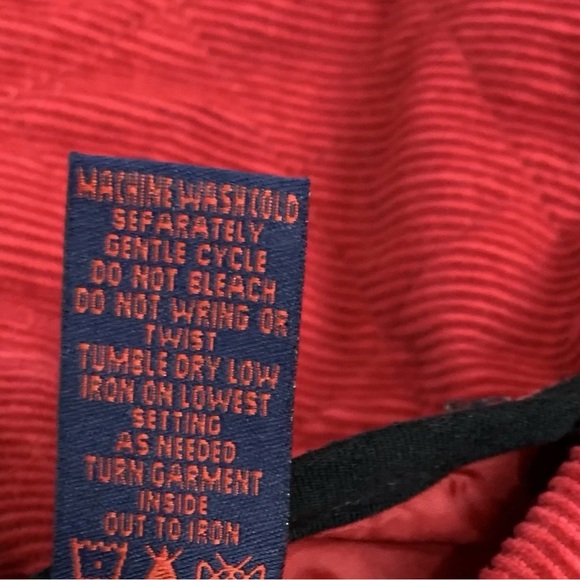 Denim & Co Women Plus Size 2X Chore Barn Coat Reversible Corduroy Velvet Quilted - Picture 13 of 14